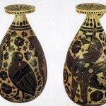 Коринф. Сооружения на Агоре. Часть Священного Источника и северо-западных мастерских. На заднем плане храм Аполлона